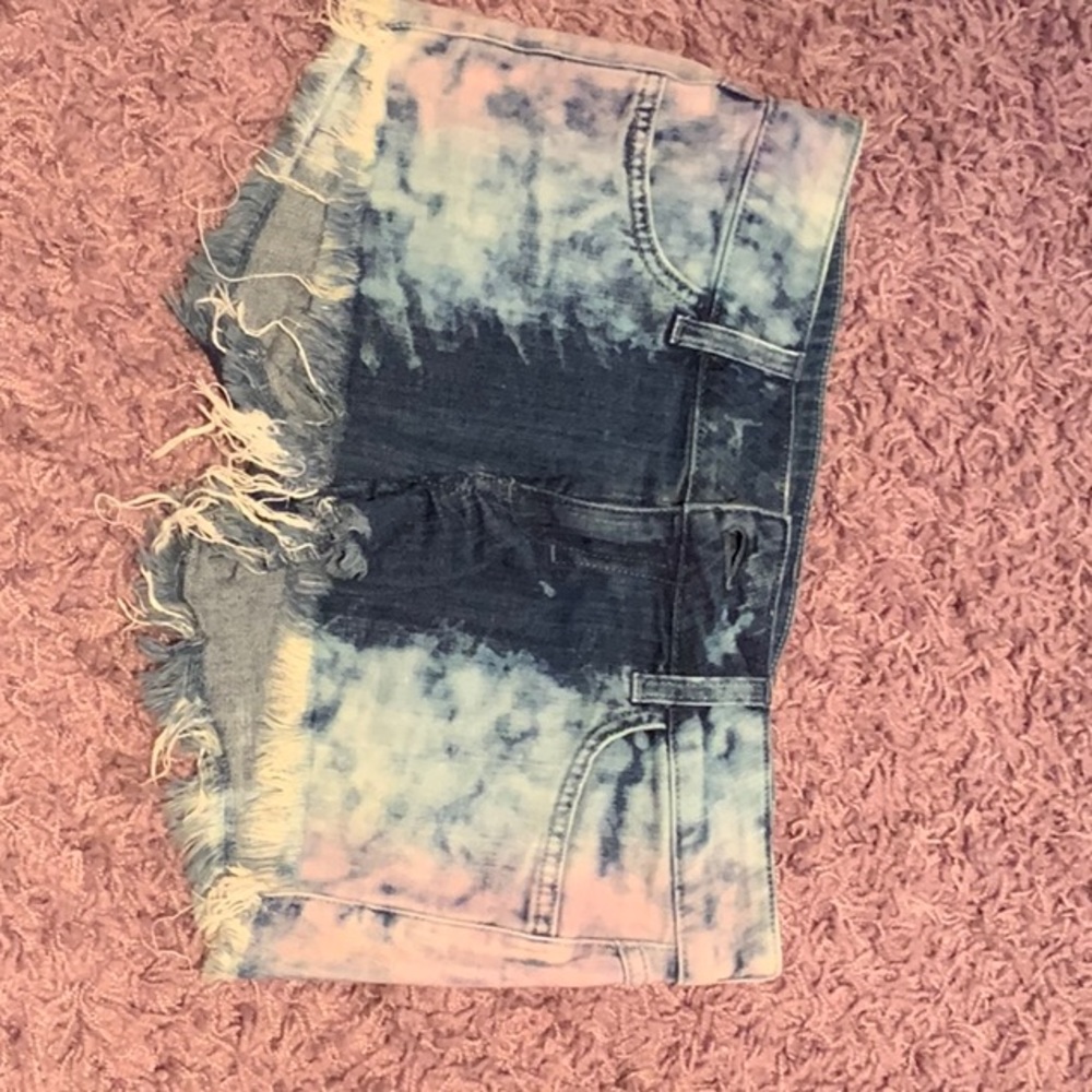 Tie dye shorts